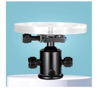 Acrylic Photography PlatformAcrylic, Photography Crystal Stand for Still Life Product Glass Cosmetic Lamp Holder Photography Platform with Soft Light Screen Photo Studio Kits,Video Studio Lighting(Dia
