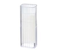 Acrylic Pick Storage - Travel Swab Case | Clear Cotton Bud Holder | Pick Dispenser | Cotton Swab Holder | Qtip Cotton Bud | Swab Storage Box Container With Lid For Floss Pick, Hair Accessories