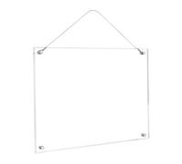 Acrylic Picture Display Frame A4 Transparent Wall Pendant for Modern House Decor and Tabletop Ornament