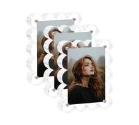 Acrylic Picture Frame 2x3, 20mm Double Sided Magnetic Photo Frames for Polaroid Fujifilm Instax Mini Films, Freestanding Mini Photo Display for Instax Photos (3 Pack)