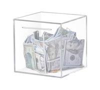 Acrylic Piggy Bank Not To Open Money Box, Transparent Piggy Bank, Transparent Smash Money Box, Money Boxes For Adults, Must Be Broken To Open The Money Box