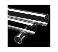 Acrylic Pipe Clear, 1 piece Acrylic Square Tube for DIY Water Cooling System Plumbing Projects Multiple Sizes(25x19x500mm)