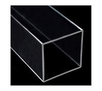 Acrylic Pipe Clear, Acrylic Square Tube for Hardware DIY Projects and Plumbing in Multiple Sizes(150x5x108mm)