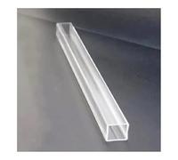 Acrylic Pipe Clear, Acrylic Square Tube PMMA Tubing 100mm Length Multiple Sizes(40x60mmx2.5mmx100mm)