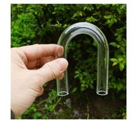 Acrylic Pipe Clear Rigid, U-Shape Connector, 20~32mm Aquarium Fish Tank U-Shape Air Tube Fittings Acrylic Pipe(O.d 25mm,2Pcs)