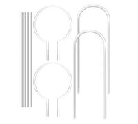 Acrylic Plant Rack Systems U Shape Circular Vertical Design For Garden Homes 8pcs Circular Flower Pot