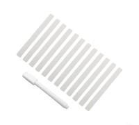Acrylic Plant Tag Set with Writing Pen 12 Customizable Labels Perfect for Identifying Herbs, Flowers, and Vegetables