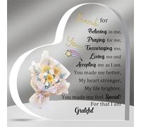 Acrylic Plaques Teachers Gifts Appreciation Women Men Teacher's Day Birthday Dad Mom Professors Thank You Acrylic Sign Kids Students Graduation Encourage Christmas Educator Retirement Souvenirs