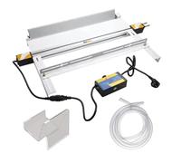 Acrylic Plastic Bender Strip Heater 30cm/60cm/125cm Portable Manual Hot Heating Tool for 1-6mm Thickness, for Acrylic, Plexi Glass, PVC, PC, ABS, PP, Bending Machine with Bracket and Angle,600mm,600mm