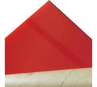 Acrylic Plastic Board Colorful Acrylic Sheet Glass Board Thickness 3mm, Acetate Sheets For Crafts For Signs Display Project Craft 1PC(Red Vermilion,3mm*150 * 250mm)