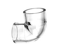 Acrylic Plastic Pipe Clear Tube， 1pc Acrylic 90 Degree Elbow Connector, 32 50mm Transparent Water Pipe Elbow Connector(25mm)