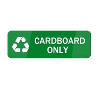 Acrylic Plastic Sign - Cardboard Only Sign For House，Home，And Office，Strong Self-Adhesive，Acrylic Sign For Fornt Door Yard Sign （8x3 inch）