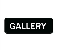Acrylic Plastic Sign - Gallery Sign，Acrylic Plastic Sign With Symbols，Self-Adhesive，For Restaurant，Salons，Hotel，Motel，Rest Stops，Public Restrooms （8x3 inch）