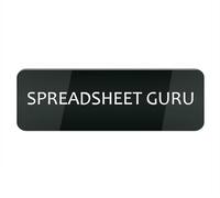 Acrylic Plastic Sign Spreadsheet Guru Sign for Front Door, 10X3 Inches Signs for House Business Home, Aluminum Signs for Office Gate Window, No Fade