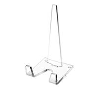 Acrylic Plate Stands for Display,Plate Holders for Displaying | Clear Space-Saving Frame Shelf for Card Countertop Photo Sign Desk Picture Book Holder