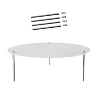Acrylic Plates 30cm Set - 4-Tier Stand Display Stand for Weddings Parties Buffets - for Crystal Clear Heavy-Duty Dessert Extra Thick Having 2mm Large Cake(XL)