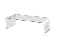 Acrylic Plinths - Riser Display for Crafts, Collectables, Jewellery, Retail (DSL8+) (350MM X 100MM X 100MM)