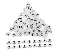 Acrylic Plush Doll Nose 100Pcs Secure Attachment for Craft Projects | Doll Making Supply, Fabric Plush Figures, Cloth Animals, Safe Use, Secure Fit, Fake Bear Mouths