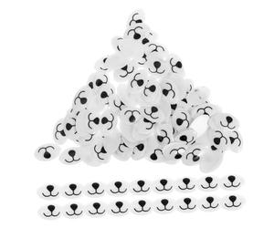 Acrylic Plush Doll Nose 100Pcs Secure Attachment for Craft Projects | Doll Making Supply, Fabric Plush Figures, Cloth Animals, Safe Use, Secure Fit, Fake Bear Mouths