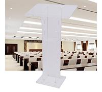 Acrylic Podium Acrylic Clear Podium Stand Lectern Podium Presentation Podium Church Pulpit for Schools, Churches, Embassies, Colleges, Press Conferences, 60 * 40 * 110