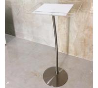 Acrylic Podium - Multi-Purpose Conference Pulpit Stand for Schools, Churches, and Offices, Durable and Sl esign for Lectures and Presentations