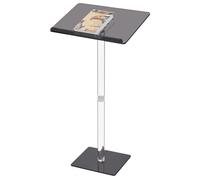 Acrylic Podium Stand for Churches, Portable Lectern and Hostess Stand, Clear Modern Design for Classrooms and Events, Lightweight and Easy to Move