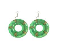 Acrylic Pool Dangle Earrings Bikini Swimming Irregular Earrings Summer Pool Party for Women Stainless Steel For Women