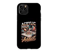 Acrylic Pour Addict Painting Painter Artist Case for iPhone 11 Pro