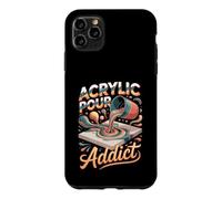 Acrylic Pour Addict Painting Painter Artist Case for iPhone 11 Pro Max