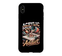 Acrylic Pour Addict Painting Painter Artist Case for iPhone XS Max