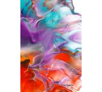 Acrylic Pour "Liquid Rainbow" - Sketchbook, 6x9, 120 pages