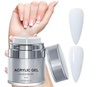 Acrylic Press-fit Extension Gel - 30ML Nude Crystal Shaping Formula, Sculpting Nail Builder Medium | Manicure Extensions For Salon Home Professional Use