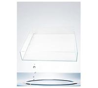 Acrylic Props Shooting Tray, Acrylic Photography Shallow Water Tank Underwater Jewelry Food Staging Transparent Multiple Sizes(60x60x5CM/23.6x23.6x2in)