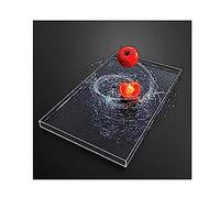 Acrylic Props Shooting Tray, Acrylic Photography Shooting Tray Clear Display Storage 40x(10-30) x5cm(40x10cm(15.7x3.9in))