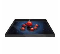Acrylic Props Shooting Tray, Acrylic Shallow Water Tank Underwater Effect Tray Photography Display Storage Black Multiple Sizes(60x60x5.5cm/23.6x23.6x2.1'')