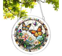 Acrylic Puzzle Suncatcher - 2D Acrylic Window Hangable Ornament - Bird Bee Butterfly Sun Catcher Jigsaw Porch Decor,for Adults Apartment Living Room Bedroom Balcony Garden Porch Wall Door Window