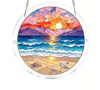 Acrylic Puzzle Window Hanging, Secret Lily Valley Sun Catchers Panel SunCatchers Puzzles Decor, Garden Rainbow Sun Catcher, for Birthday Women, Men, Wife, Aunt, and Mom 7.4 in