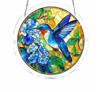 Acrylic Puzzle Window Hanging, Secret Lily Valley Sun Catchers Panel SunCatchers Puzzles Decor, Garden Rainbow Sun Catcher, for Birthday Women, Men, Wife, Aunt, and Mom 7.4 in (Style 55)