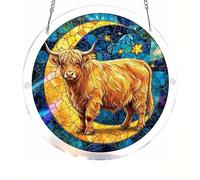 Acrylic Puzzle Window Hanging, Secret Lily Valley Sun Catchers Panel SunCatchers Puzzles Decor, Garden Rainbow Sun Catcher, for Birthday Women, Men, Wife, Aunt, and Mom 7.4 in