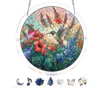 Acrylic Puzzle Window Hanging, Sun Catchers for Windows, Chasing the Sun Sea Sun Catchers Panel SunCatchers Puzzles Decor for Birthday Women, Men, Wife, Aunt, and Mom, Home & Garden Decor (K)