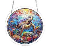 Acrylic Puzzles Sun Catcher Window Hanging, 83 Pieces DIY Acrylic Jigsaw Puzzle Kit Sun For Adults, Catcher Acrylic Colorful