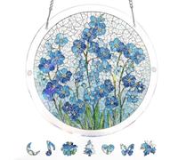 Acrylic Puzzles Suncatcher Window Hanging, Acrylic Jigsaw Puzzle Sun Catchers Moonlit Riverscape Decor Crafts for Living Room Bedroom Summer Balcony Decor