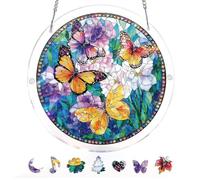 Acrylic Puzzles Suncatcher Window Hanging, Acrylic Jigsaw Puzzle Sun Catchers Moonlit Riverscape Decor Crafts for Living Room Bedroom Summer Balcony Decor