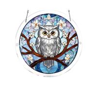 Acrylic Puzzles Suncatchers for Windows Hanging, 83 Pieces 7.4 Inch Sun CatcherAcrylic Jigsaw Puzzle Suncatcher Garden Decoration for Women Men Mom Birthday Gift DIY Home Decor