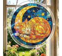 Acrylic Puzzles Suncatchers Window Hanging,Cute Animal Sun Catcher Acrylic Puzzles Garden Decoration,Home Decor Creative Mom Gifts, Birthday Gifts for Women,Mother's Day,Wife,Sisters (A 7.87in)