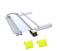 Acrylic PVC Plastic Bender, Adjustable 0-90° Angle & Length, Heat Bending Machine with Water Circulation Cooling & Bracket, 0-100℃ for 1-6mm Sheets, Decoration Sign Making(600mm)