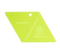 Acrylic Quilting Template, Rhombus - Great for 10” Precut Fabric Squares - Layer Cake Quilt Supplies for Cutting Patterns, Sewing, and Blanket Making