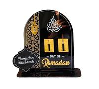 Acrylic Ramadan Countdown Calendar Eid Mubarak Advent Desk Party Calendar Reminder Y8E9 Isla Muslim Decor Supplies Festival