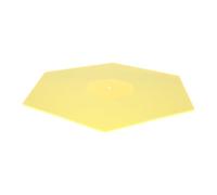 Acrylic Record Player Turntable Mat Orange Anti Static Slipmat | Stable Record Rotation and Static Discharge Reduction, Classic Vintage Style, Fits 11.8 Inch Turntable Platters