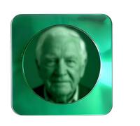 Acrylic Reflection Activity Board for Seniors, Visual Interaction Panel for Elderly Adults, Hand Eye Coordination Desktop Activity, Sensory Focus Board(Green)